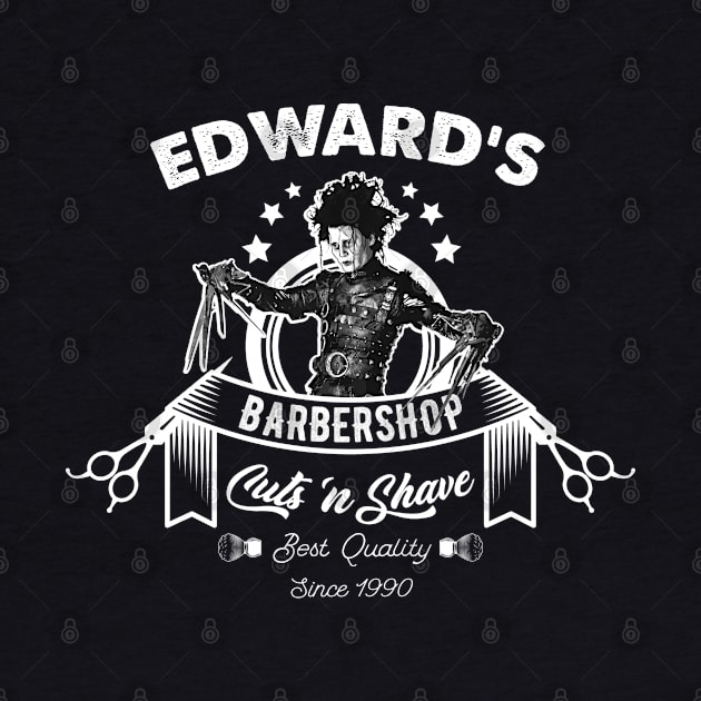 Edward's Barbershop by Alema Art